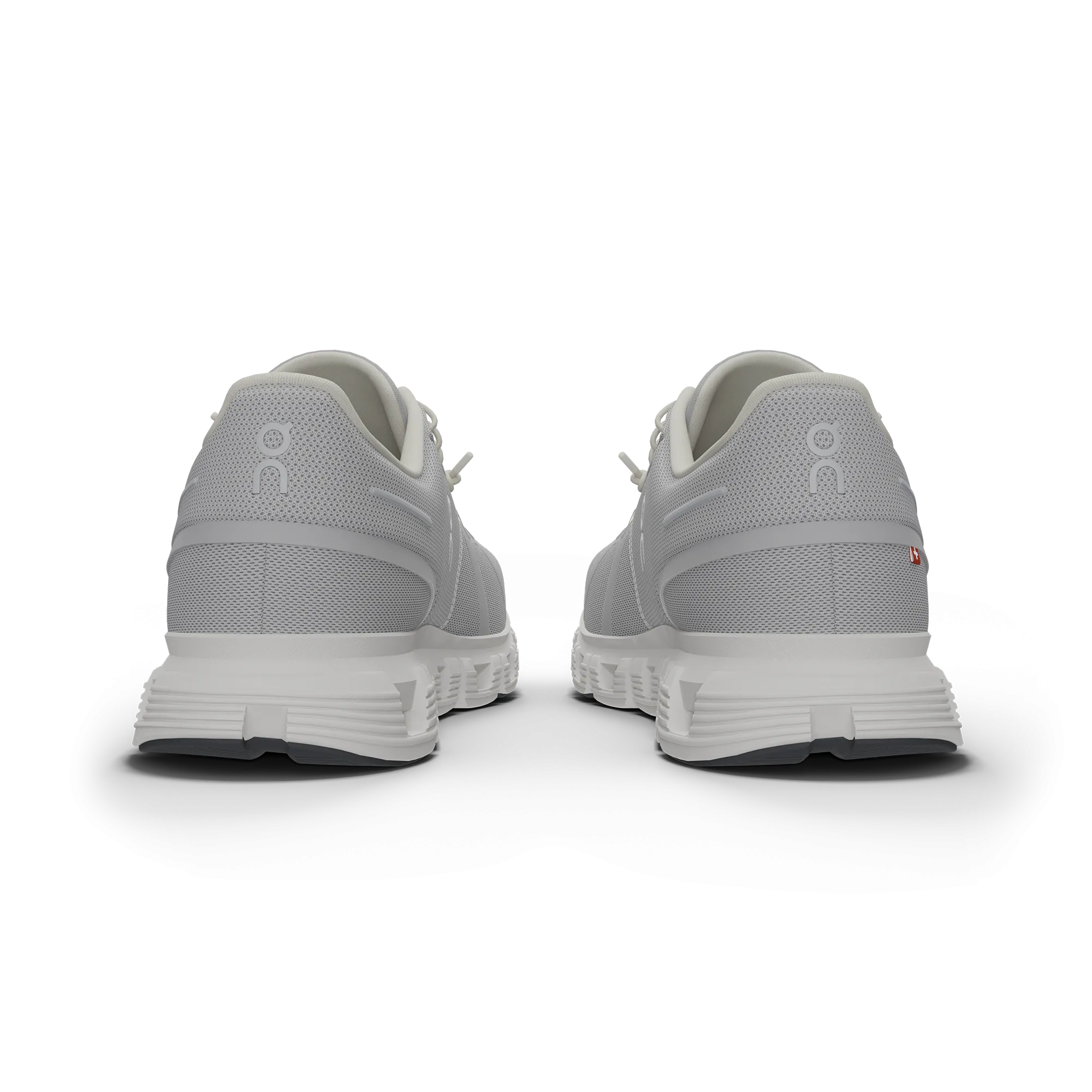 On Men's Cloud 6 Shoes - Glacier / White
