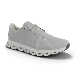 On Men's Cloud 6 Shoes - Glacier / White