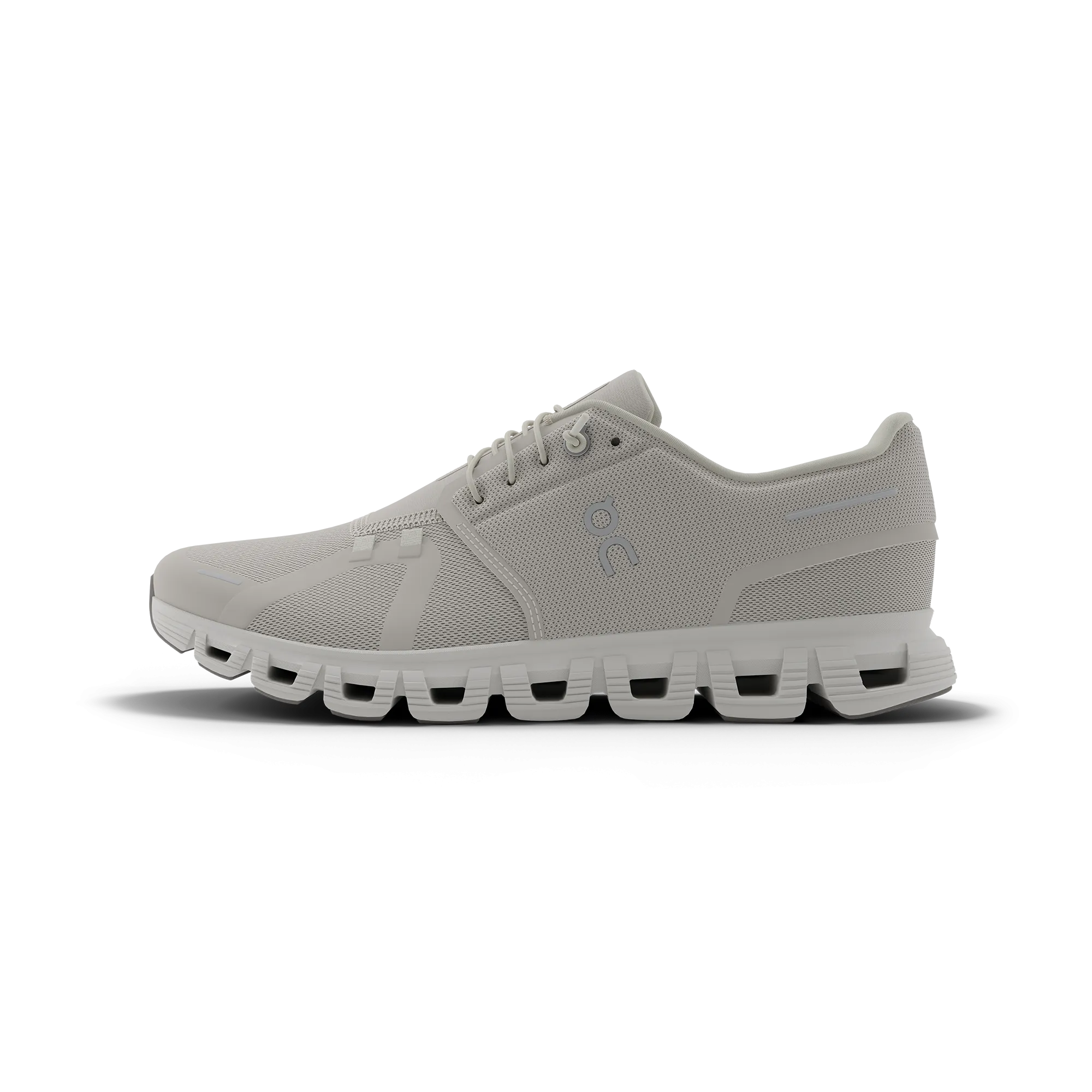 On Women's Cloud 6 Shoes - Pearl / White