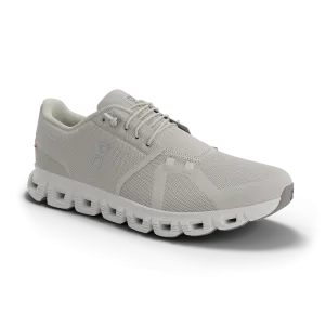 On Women's Cloud 6 Shoes - Pearl / White