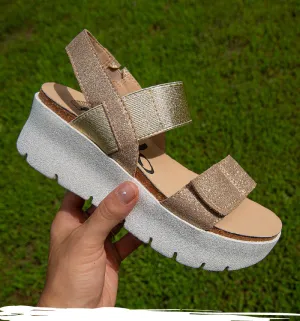 OTBT - NOVA in GOLD Platform Sandals