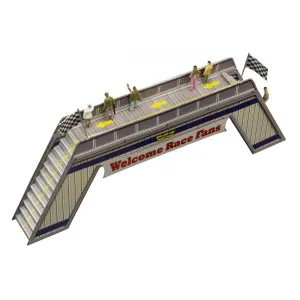 Pedestrian Bridge | Photo Real Model Kit | BK 6428 | Innovative Hobby Supply