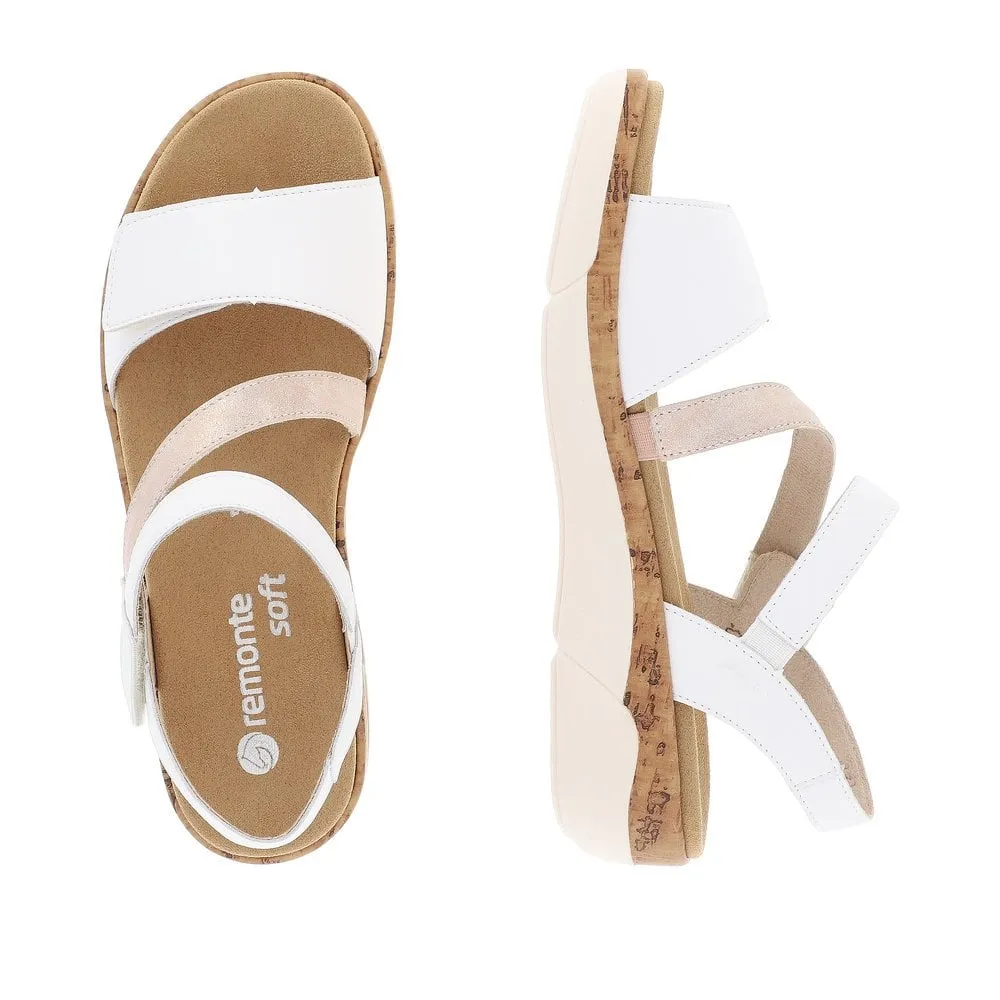 Remonte Sandals R6860 Ladies Shoes White