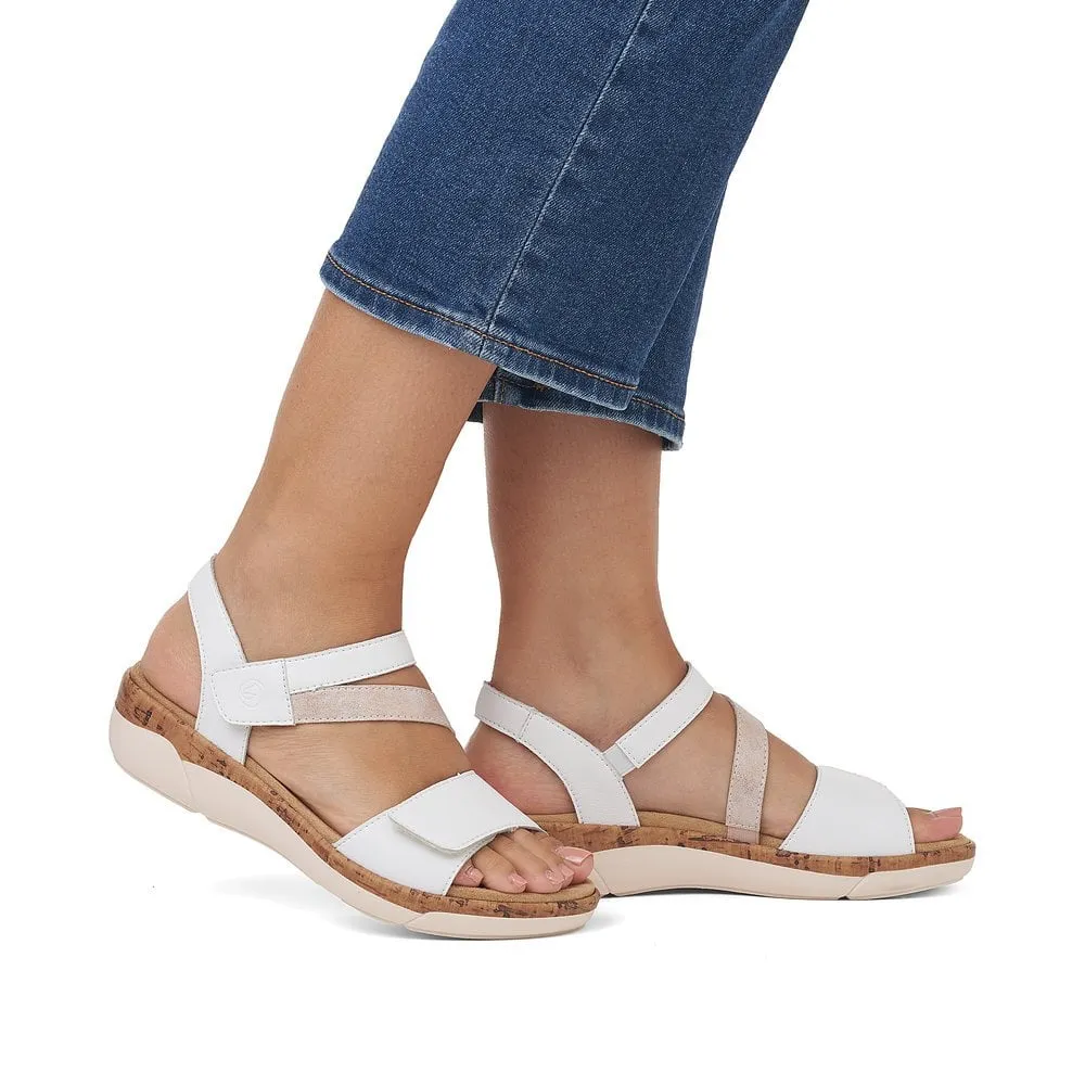 Remonte Sandals R6860 Ladies Shoes White