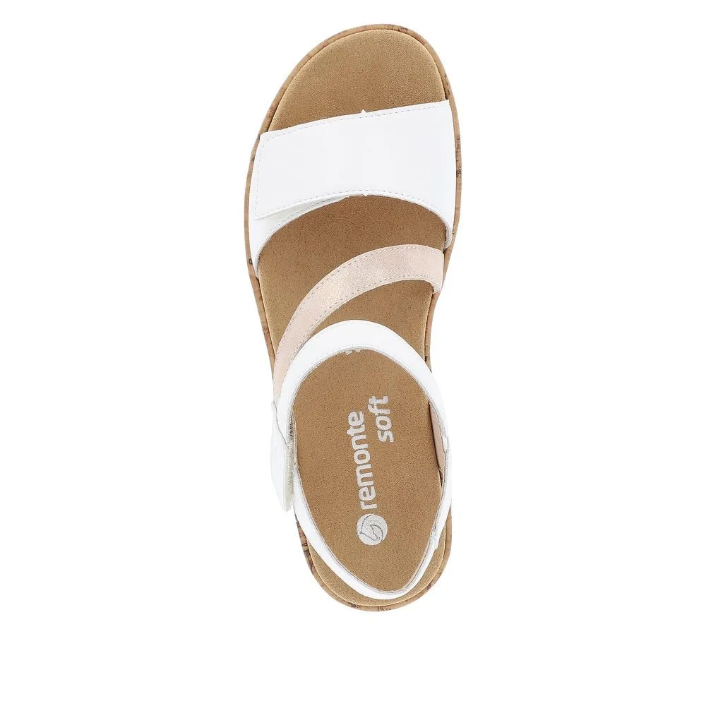 Remonte Sandals R6860 Ladies Shoes White