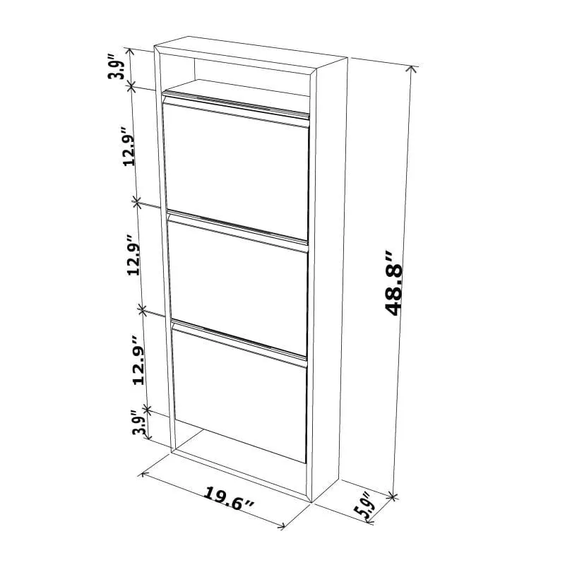 Shoe Storage with flip open design
