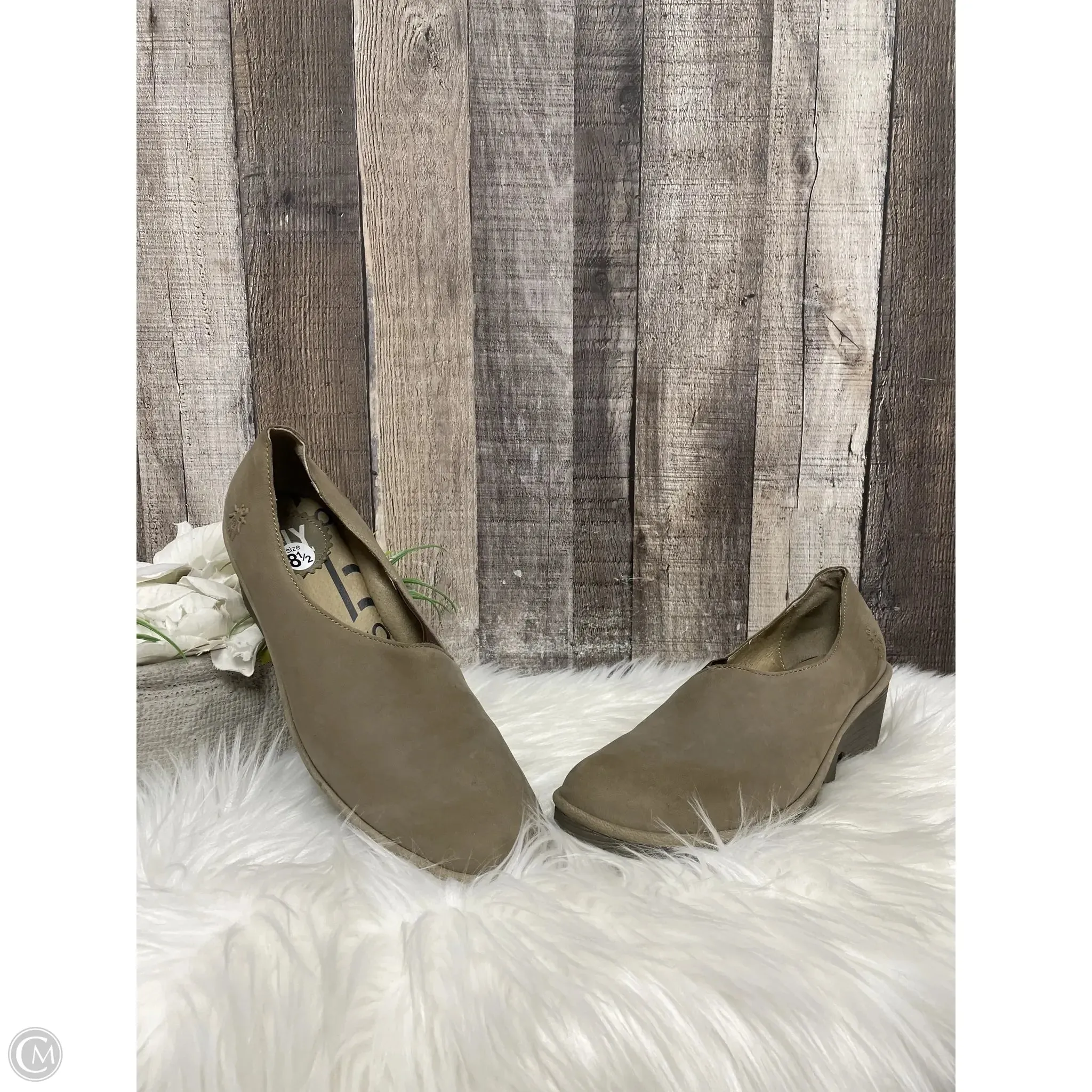 Shoes Heels Wedge By Fly London In Tan, Size: 8.5