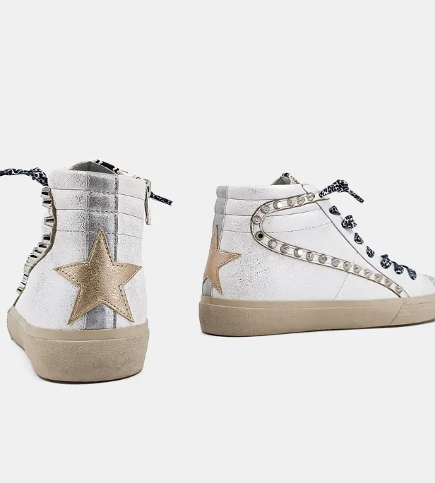 ShuShop Rio White Silver Sneaker