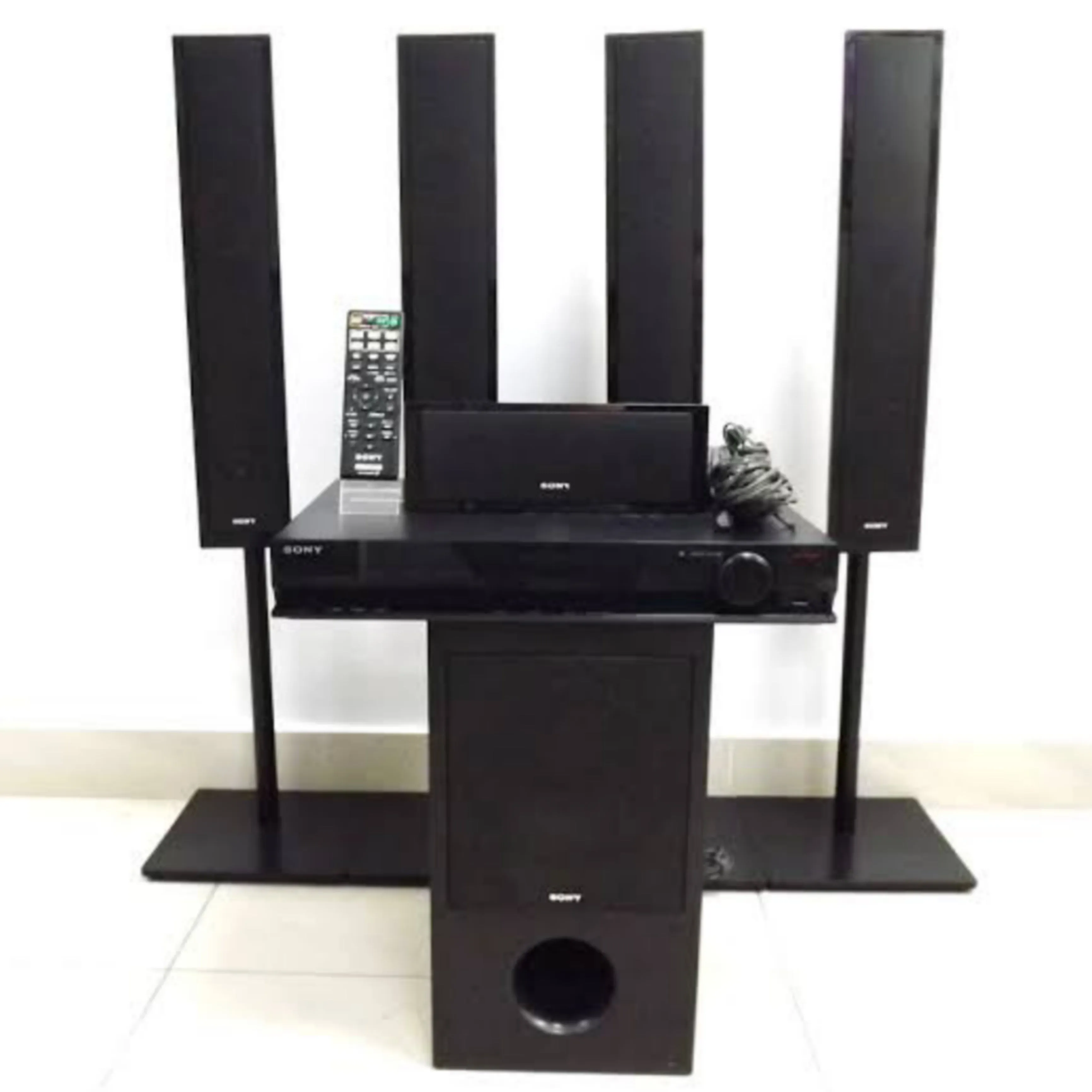 Sony DAV-TZ710 5.1Ch 600 watts Standing Tallboy DVD Home Theater System - London Used