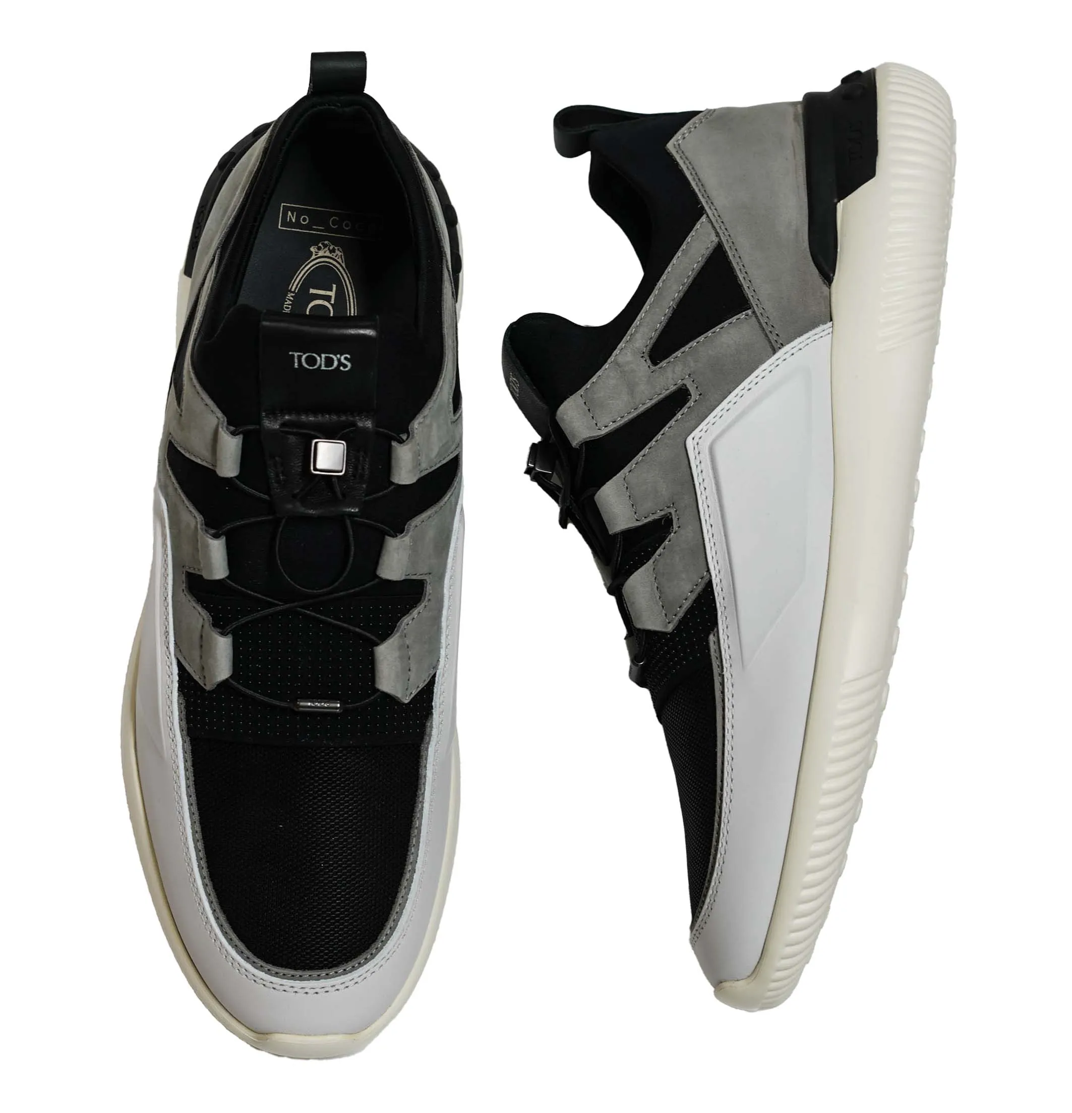 Tod's Men's Grey & Black Sneaker MCN