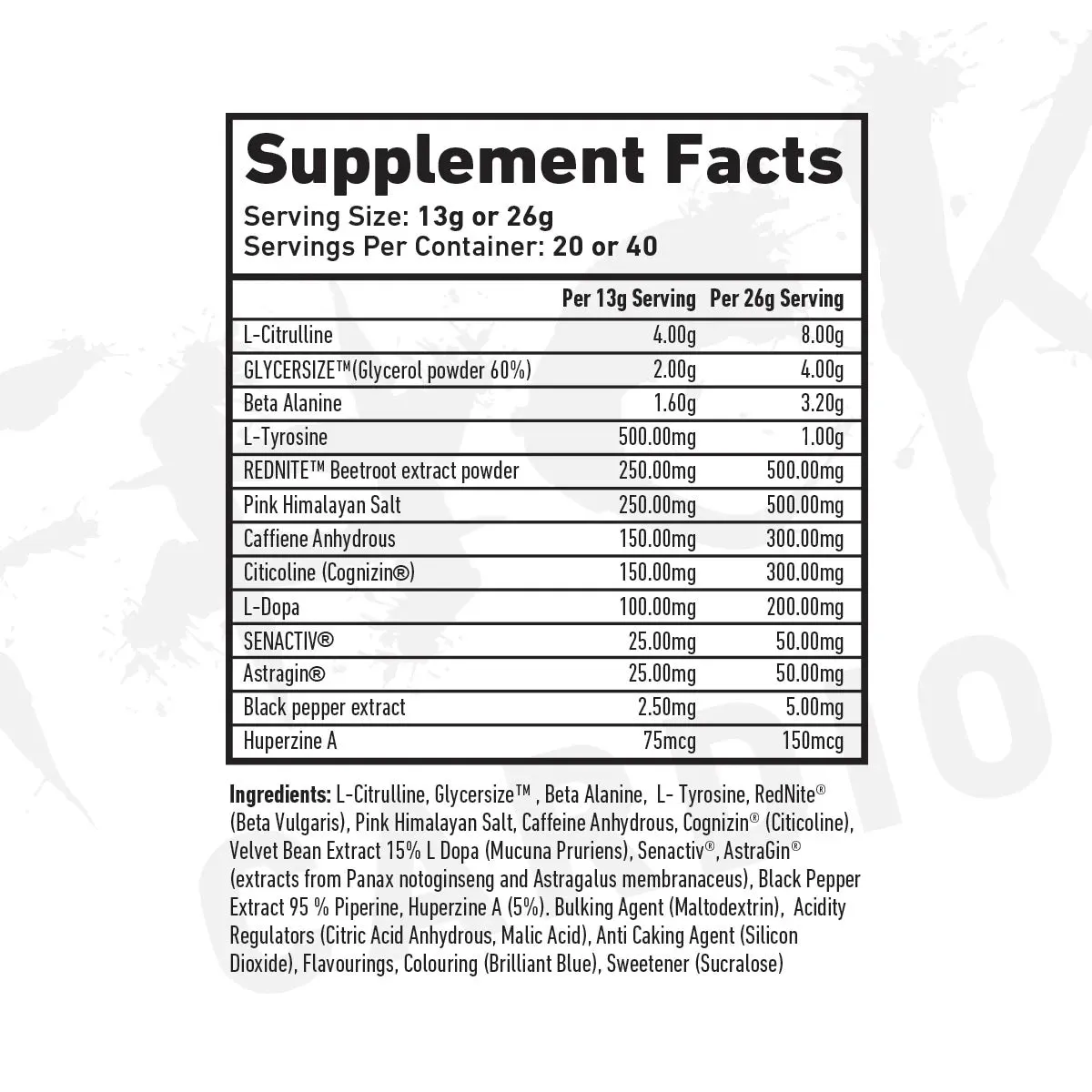 TWP Hustle Pre-Workout – High-Performance Energy, Focus & Pump Formula 559g