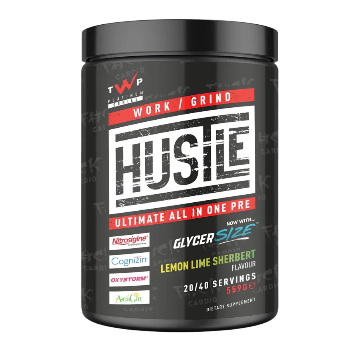 TWP Hustle Pre-Workout – High-Performance Energy, Focus & Pump Formula 559g