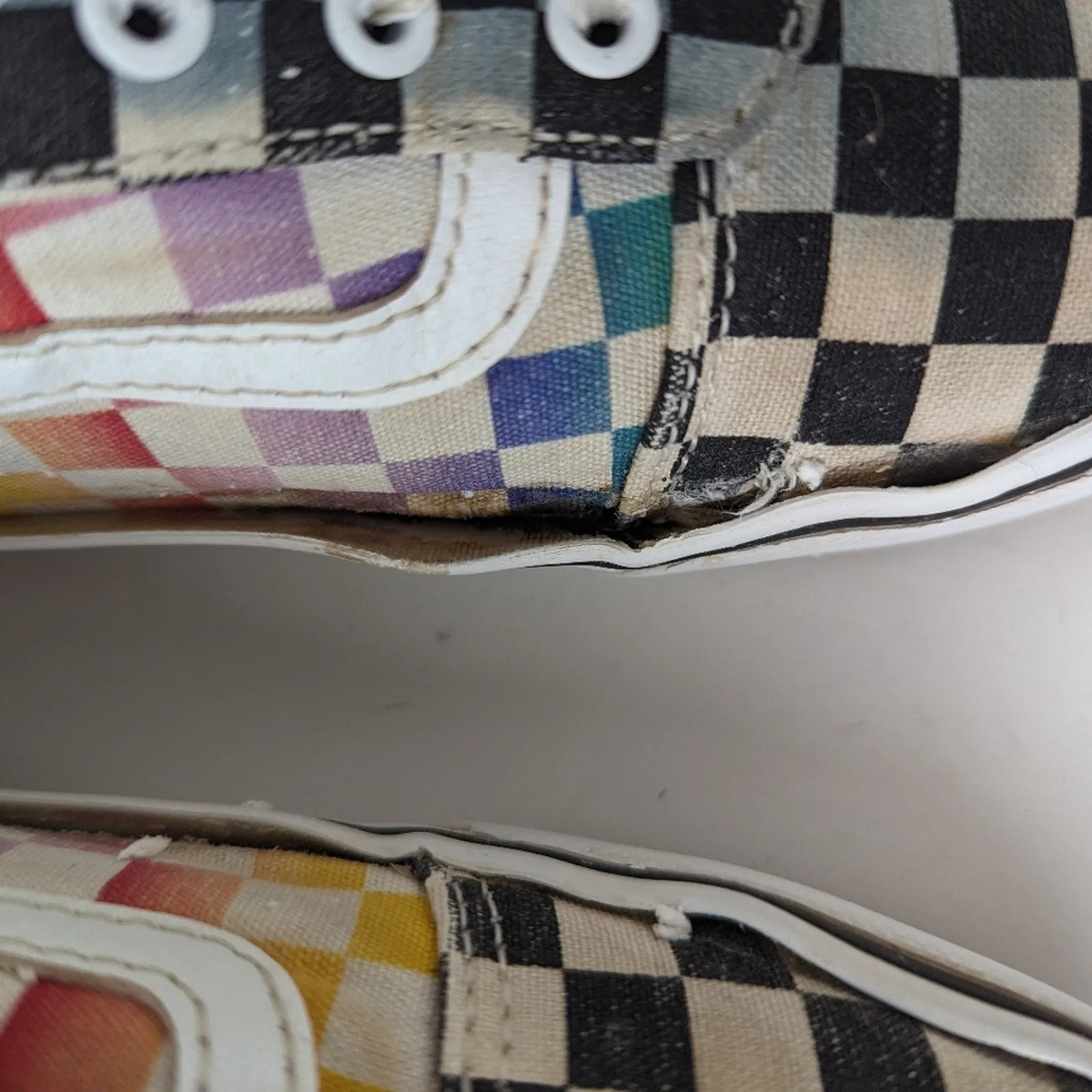 Vans Old Skool Rainbow Checkerboard 5