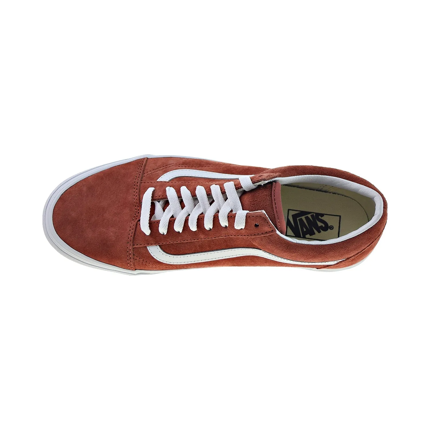 Vans Old Skool Suede Men's Shoes Burnt Brick-True White