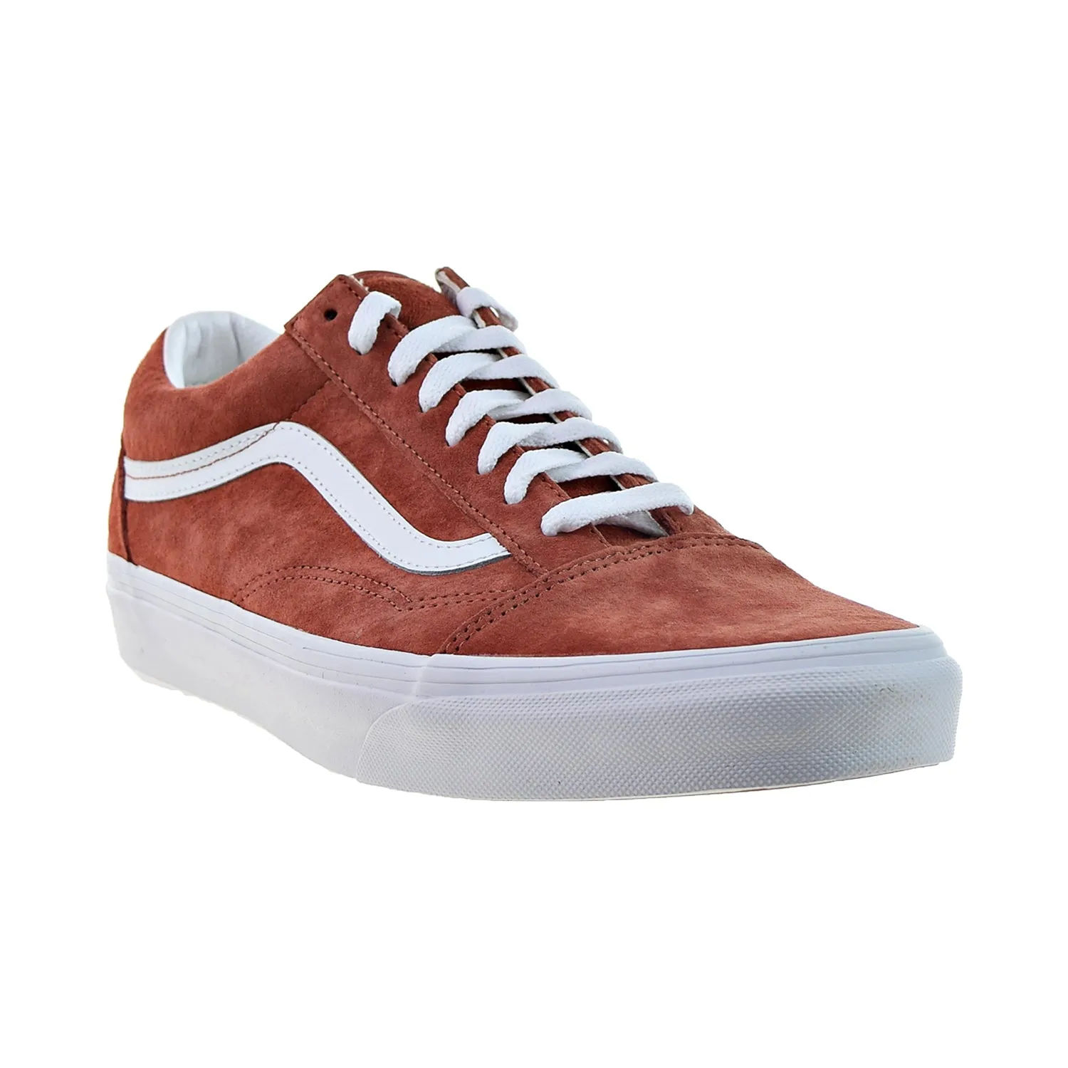 Vans Old Skool Suede Men's Shoes Burnt Brick-True White