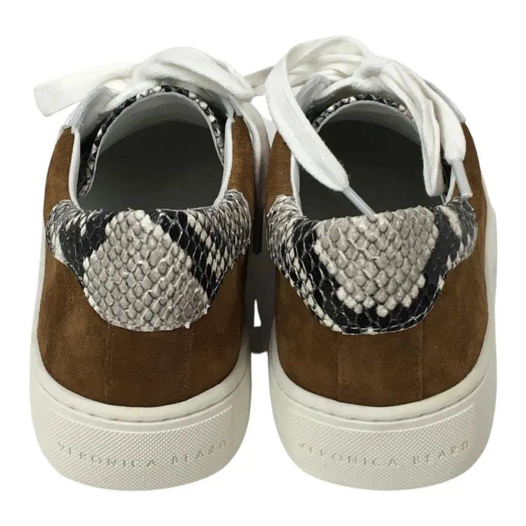 Veronica Beard Sneakes Bibi Nat Pecan Snake Print Multicolor