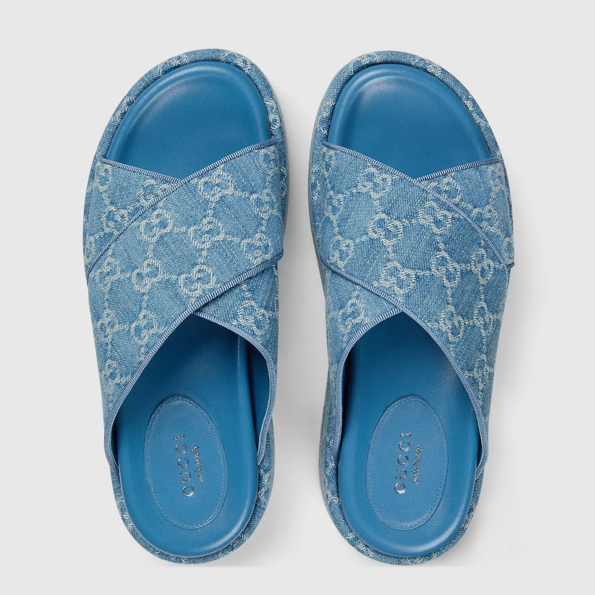 Women's GG platform slide sandal