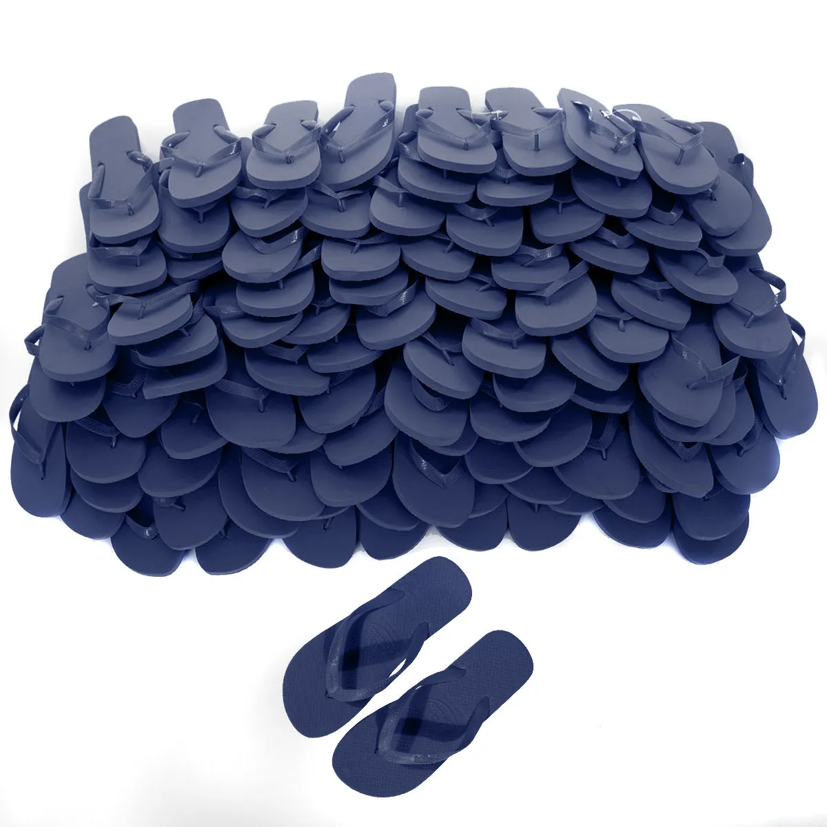 Zohula Originals Navy Blue Flip Flops - Bulk Buy - 10-100 Pairs