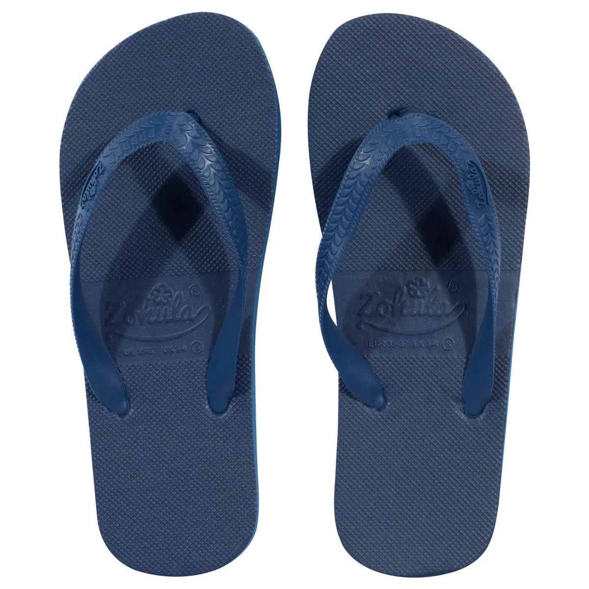 Zohula Originals Navy Blue Flip Flops - Bulk Buy - 10-100 Pairs