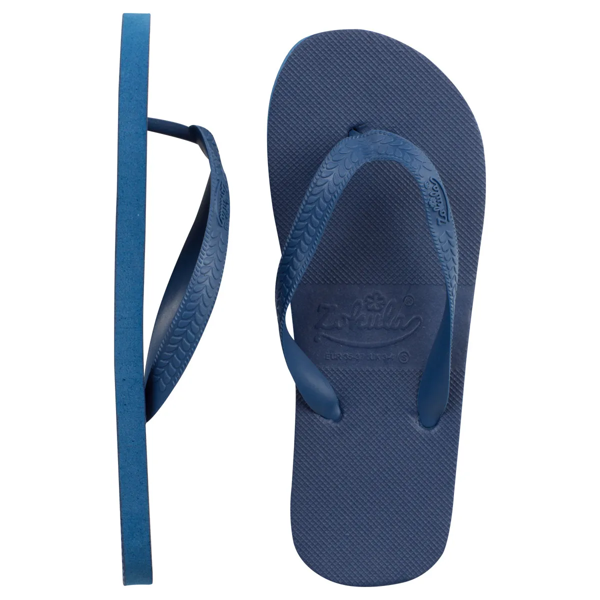 Zohula Originals Navy Blue Flip Flops - Bulk Buy - 10-100 Pairs
